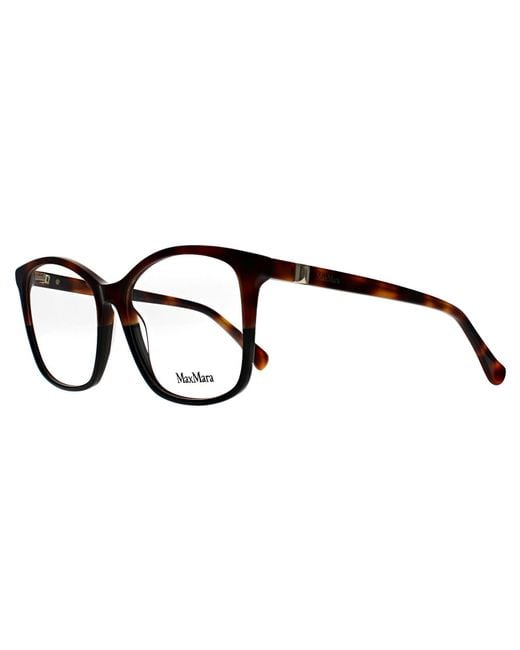 Max Mara Brown Square Tortoise Mm5023