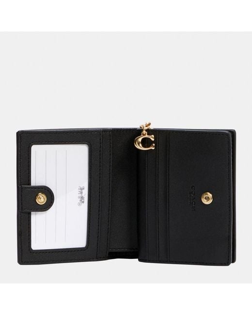 COACH Black Snap Wallet