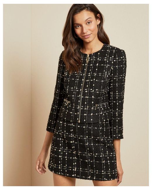 Ted baker deals black coat womens