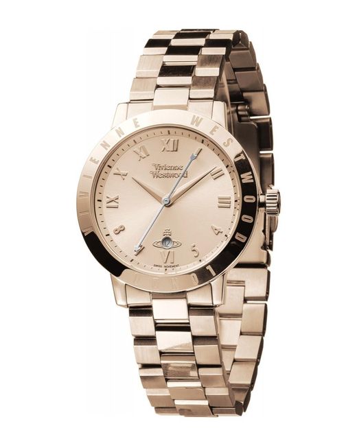 Vivienne Westwood Metallic Vv152Rsrs Ladies Bloomsbury Watch