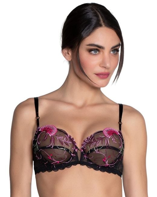 Lise Charmel Black Ach6086 Floraison Passion Full Cup Bra