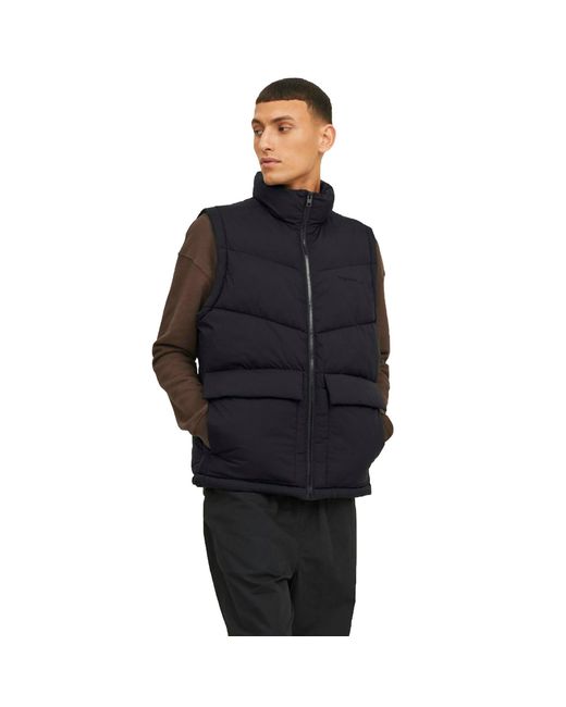 Jack & Jones Blue Jorvesterbro Sn Body Warmer Vest for men