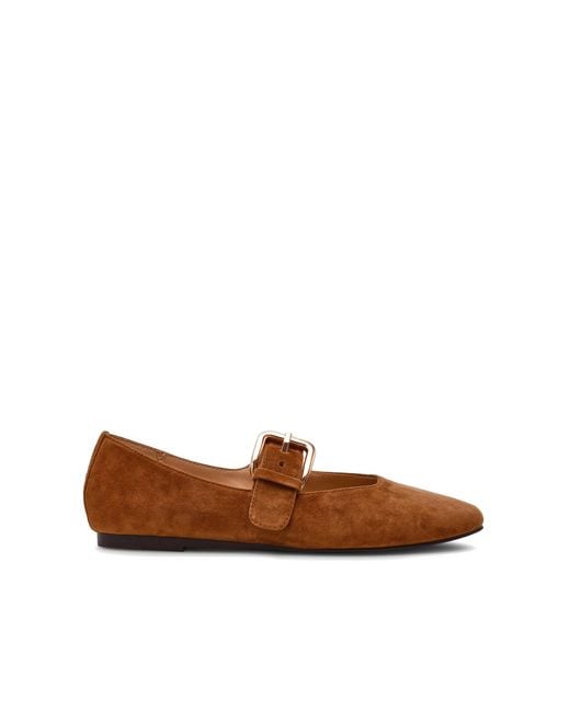 Steve Madden Brown Suede Zarah 839 Ballet Flats