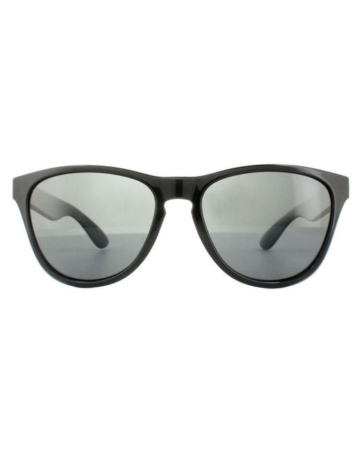 Polaroid Gray Rectangle Shiny Polarized Sunglasses for men