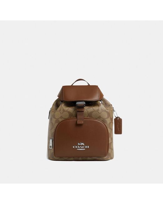 COACH Brown Pace Backpack