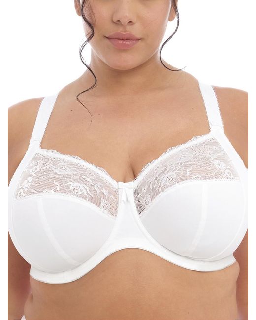 Elomi White Morgan Full Cup Bra