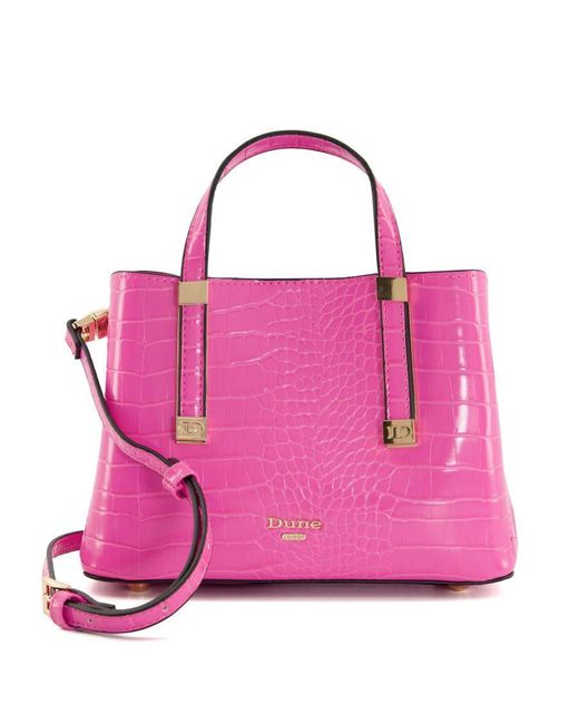 Dune Pink Dinkydorrie Small Tote Bag Leather