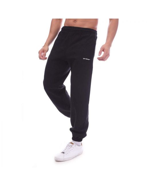 Off-White c/o Virgil Abloh Blue Off Wave Outline Diagonal Short Sweatpants for men