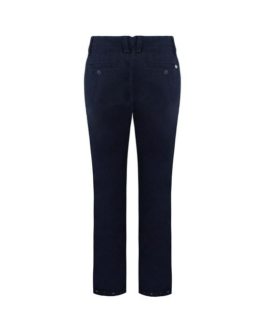 Vans Blue Off The Wall Plain Chino Trousers Vokqony Cotton for men