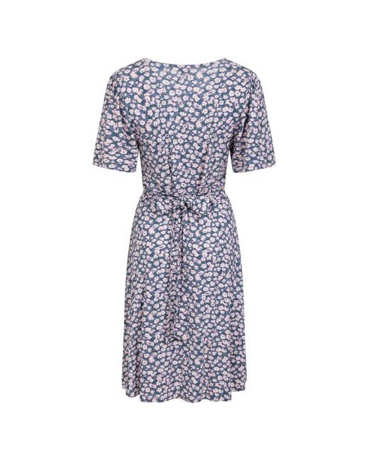 Mountain Warehouse Blue Ladies Como Floral Dress ()