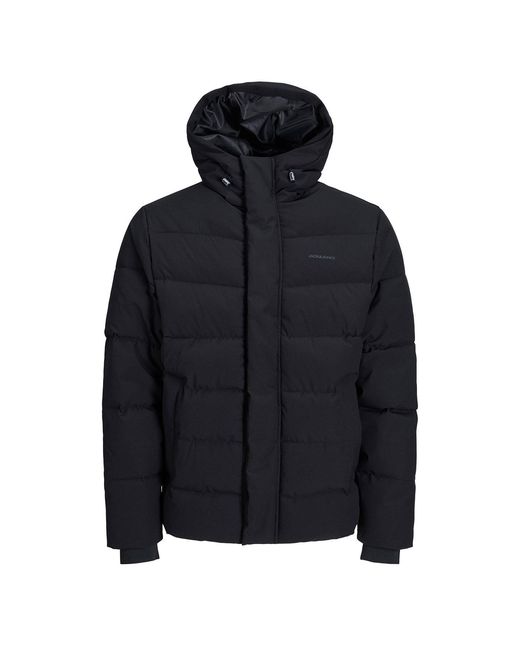 Jack & Jones Blue Jwhpace Clean Puffer Jacket, Full Zip, Long Sleeve for men