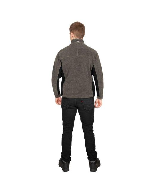 Trespass Gray Jynx Full Zip Fleece Jacket Stripe) for men
