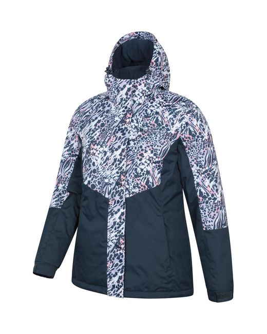 Mountain Warehouse Blue 'Dawn' Ski Jacket Snow Proof Insulated Winter Coat