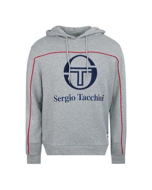 Sergio Tacchini Gray Ground Hoodie for men