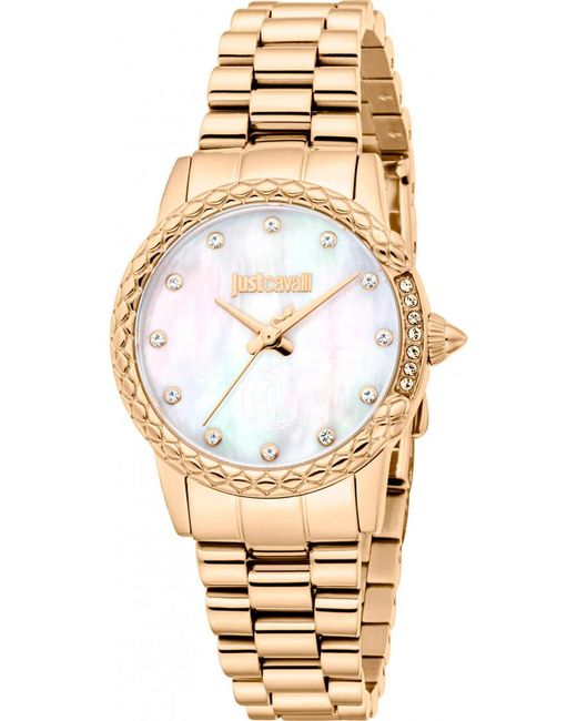Just Cavalli Metallic Jc1L310M0065 Ladies Animalier Fiorenza Snake Watch