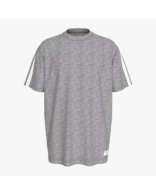 Tommy Hilfiger Gray Tee Logo Light Ht for men