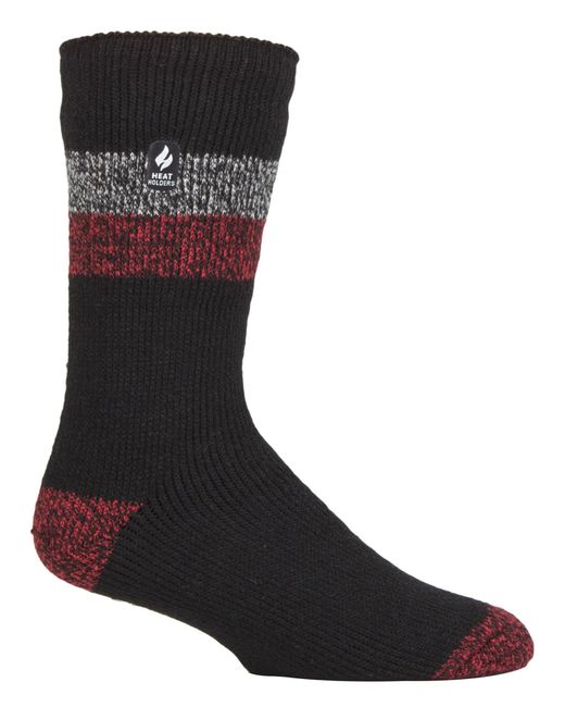Heat Holders Black Extra Thick Thermal Socks For Winter for men