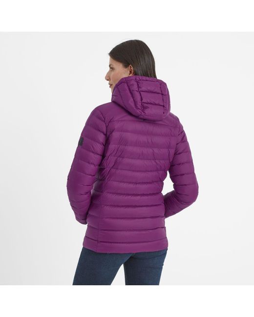 TOG24 Purple North Rds Hooded Jacket Berry Polyamide