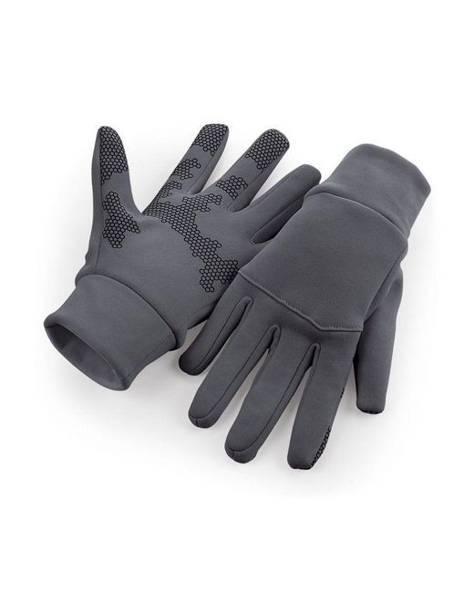 BEECHFIELD® Softshell Sporthandschoenen Voor Volwassenen Van (licht Grafiet) in het Gray