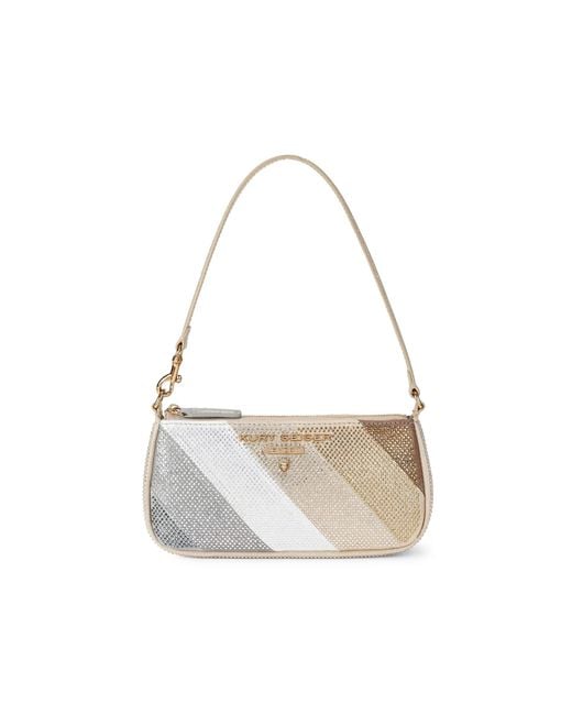 Kurt Geiger Metallic Highgate Sm Wristlet Bag