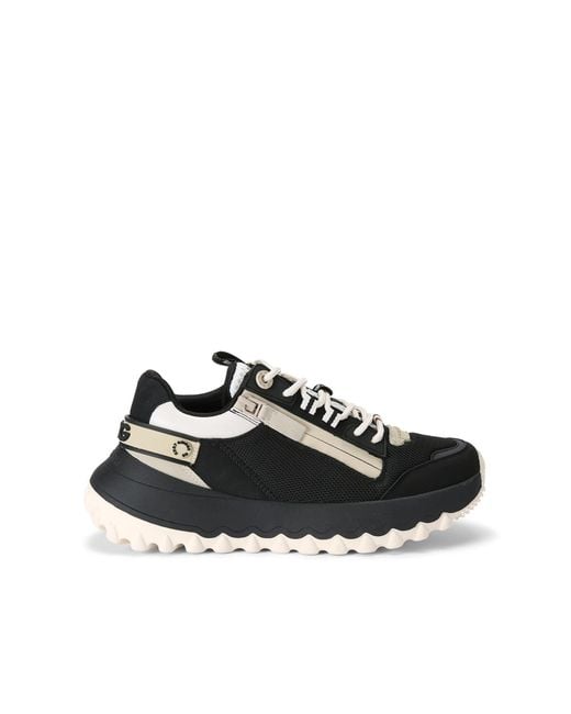 KG by Kurt Geiger Black Lowell Zip Sneakers
