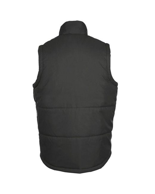 Sol's Black Warm Padded Bodywarmer Jacket