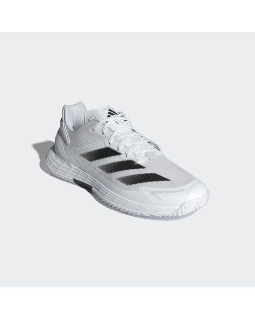 Adidas Originals White Defiant Speed 2 Tennis Shoes for men