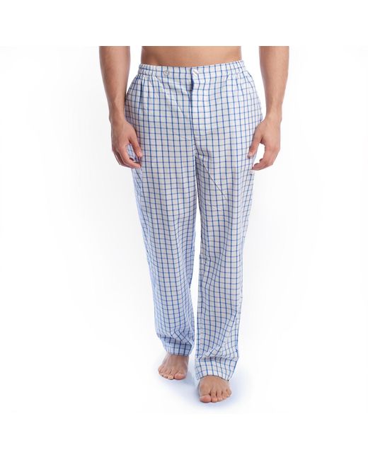 Kisses&Love Blue Long Cotton Pyjama Pants Klpp2 for men