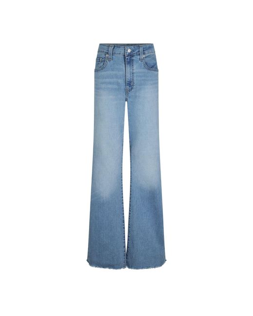Levi's Blue Levi's High Rise Flared Five Pocket Jeans