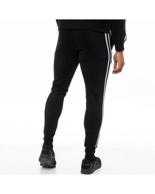Enzo Black Tracksuit Joggers for men