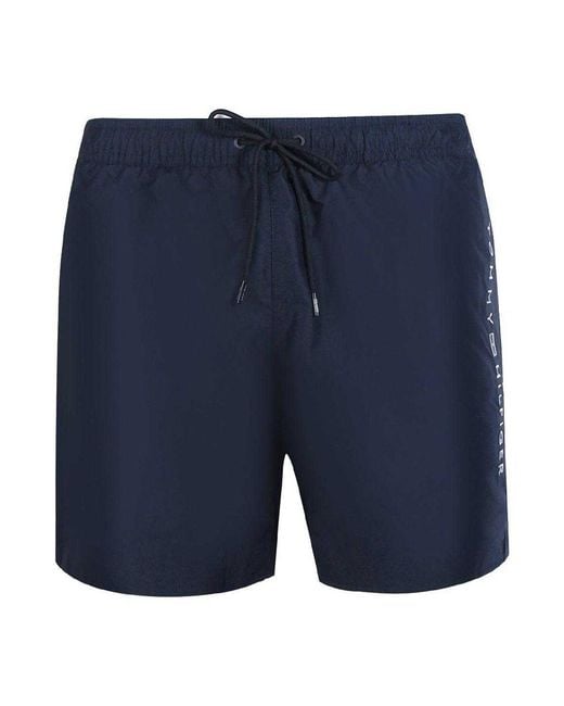 Tommy Hilfiger Zwemshorts (donkere Marine) in het Blue voor heren