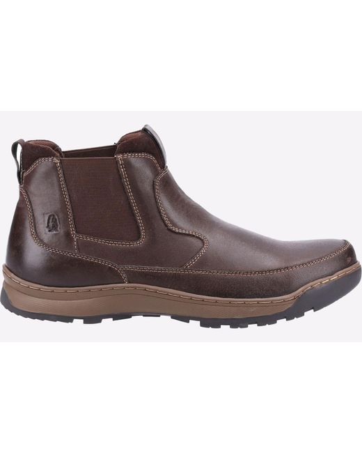 Hush Puppies Brown Gavin Memory Foam Boots for men
