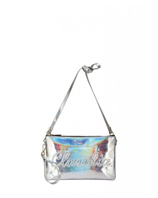 Claudia Canova Blue Signature Clutch Bag