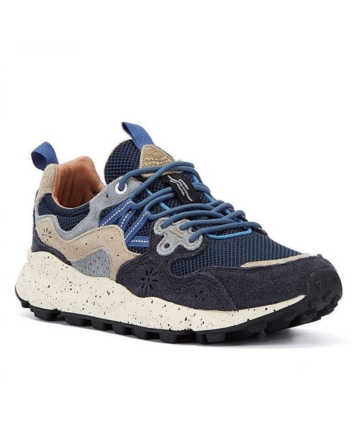 Flower Mountain Blue Yamano 3 / Trainers Suede for men