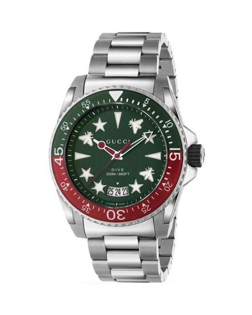 Gucci Metallic Ya136222 Dive Watch 45Mm for men