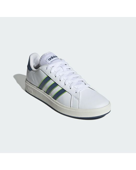 Adidas White Grand Court Td Lifestyle Casual Shoes
