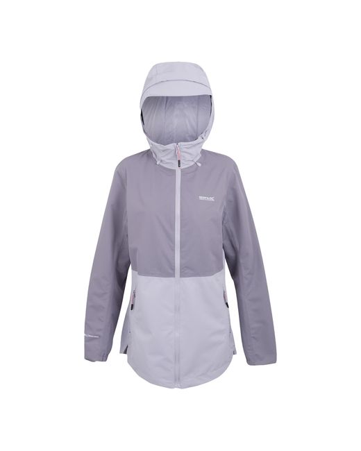 Regatta Purple Ladies Hamara Iv Waterproof Jacket Sage/Wisteria)
