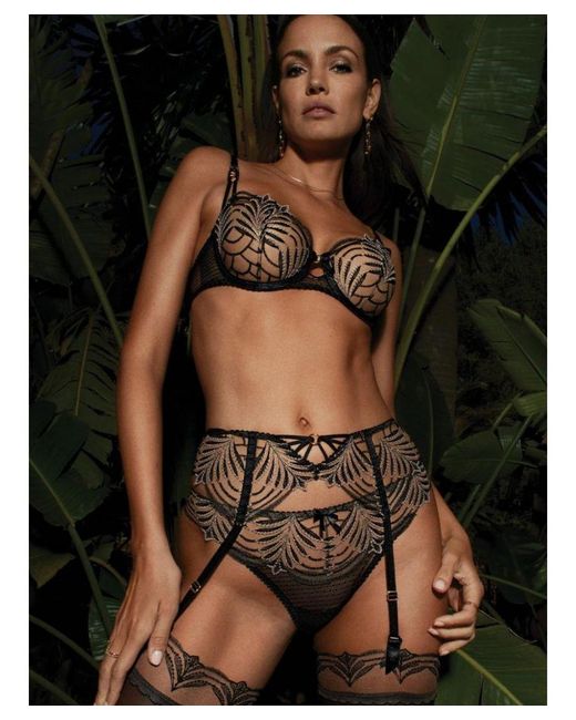 Aubade Black Hypnolove Half Cup Bra