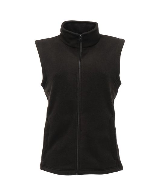 Regatta Black Ladies Micro Fleece Bodywarmer Gilet