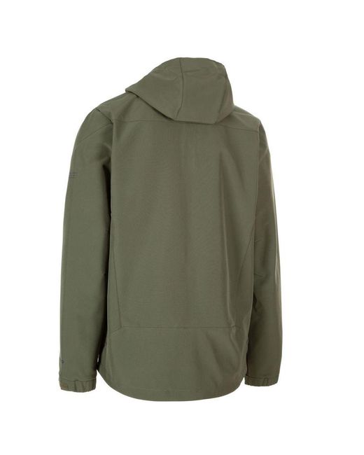 Trespass Green Marlon Soft Shell Jacket (Ivy) for men