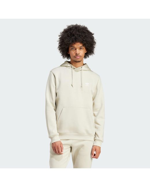 Adidas Originals Natural Trefoil Essentials Hoodie for men