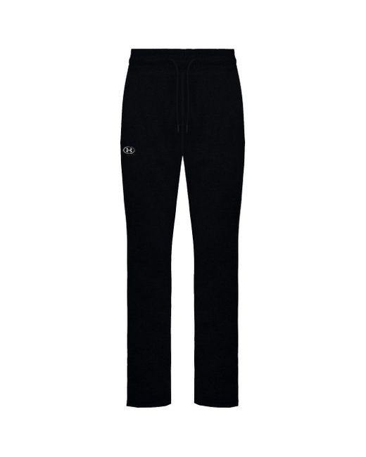 Under Armour Black Performance Originators Track Pants Cotton for men