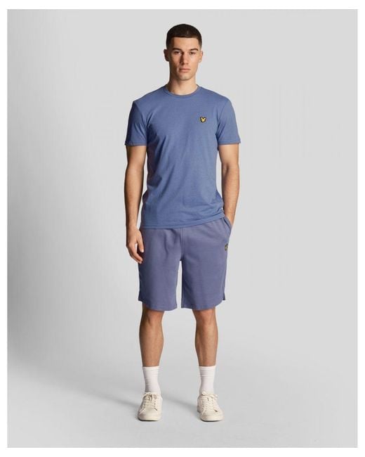 Lyle & Scott Blue Sports Fly Fleece Shorts for men