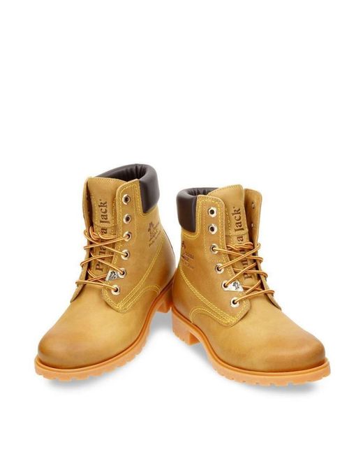 Panama Jack Brown 03 B1 Tan Boots Waterproof Leather Laces Hiking Ankle Chukka