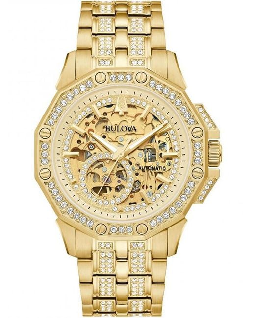 Bulova Metallic Octava Watch 98A292 Stainless Steel for men