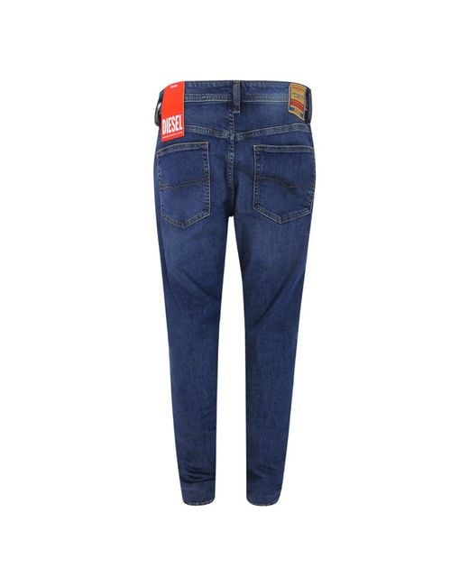 DIESEL Blue Buster Denim Jeans Cotton for men