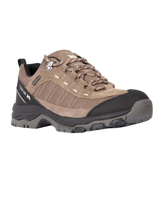 Trespass Brown Ladies Scree Suede Technical Trainers (Fawn)