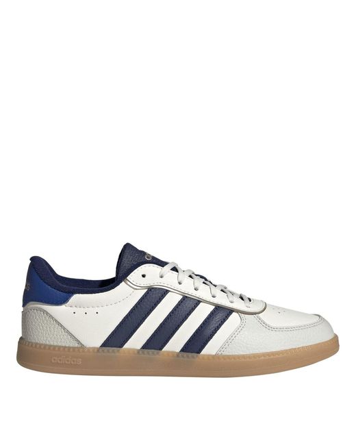 Adidas Blue Breaknet Low Top Lace-Up Sneakers
