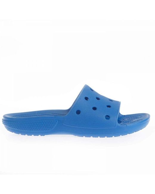 CROCSTM Blue Classic Sliders for men