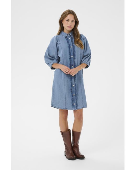 Saint Tropez Jurk Othildesz Jurk A-Shape in het Blue
